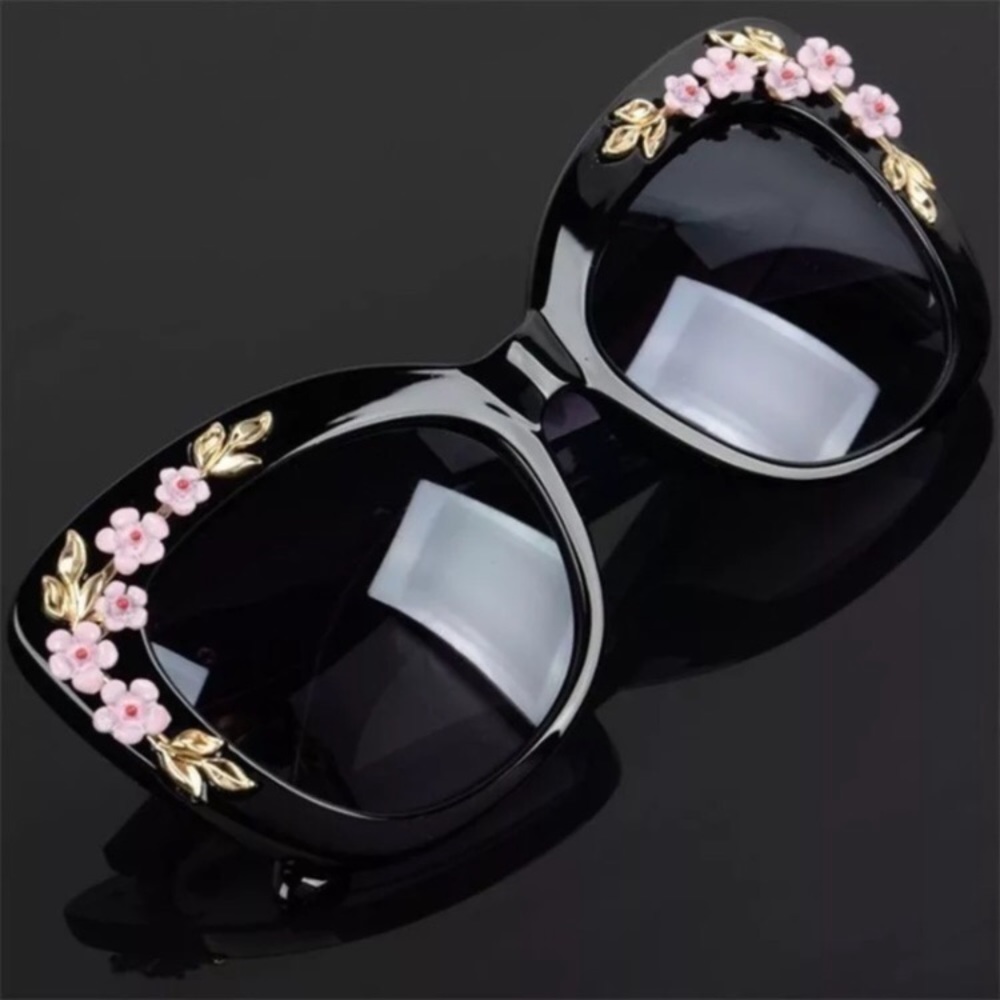 New! Oversized Cat Eye Sunglasses - Picture 3 of 9